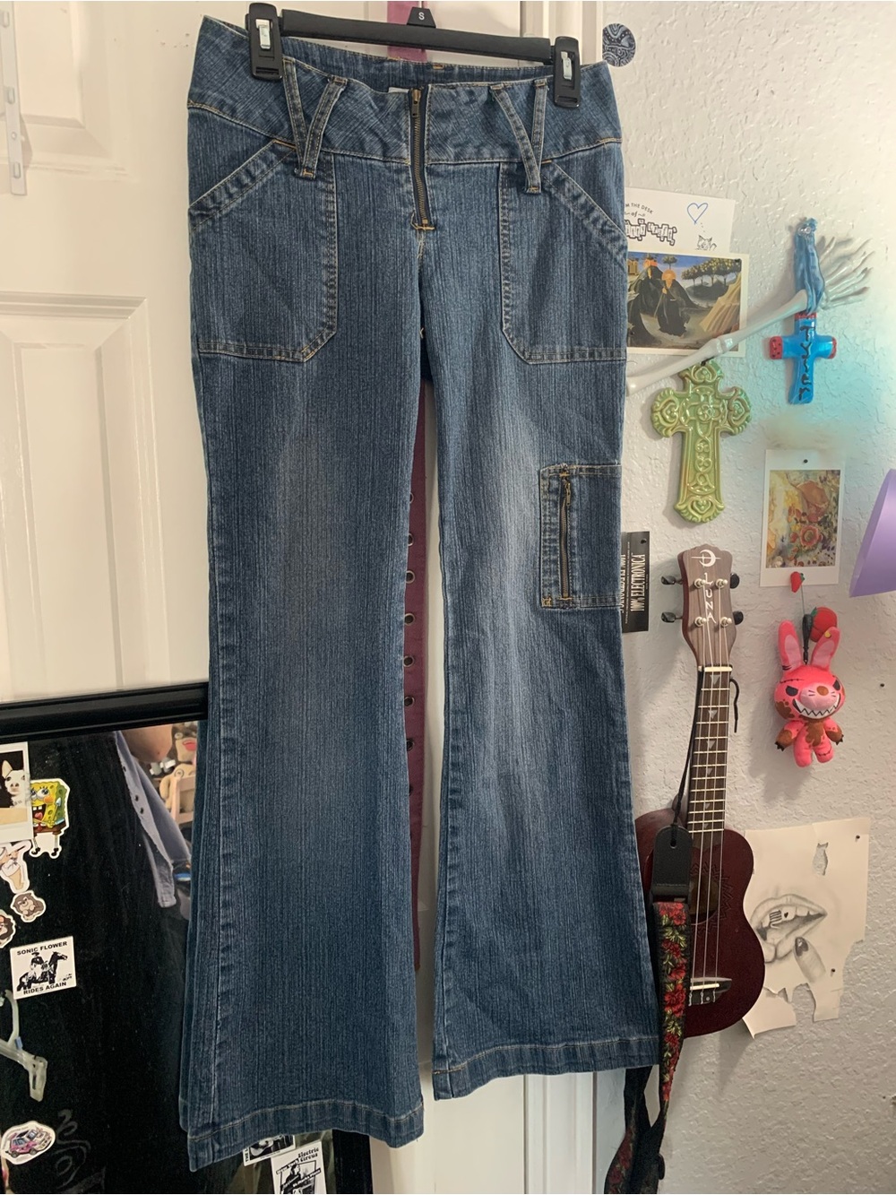 Jordache low rise flare jeans